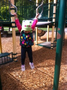 kid playing at greenlake