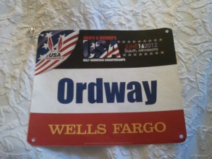 Personalized Bib at US Half Marathon Championships