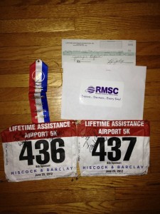 autographed race bibs, race winnings