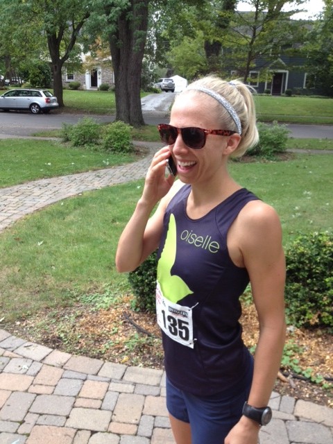 talking on cell phone while exercising