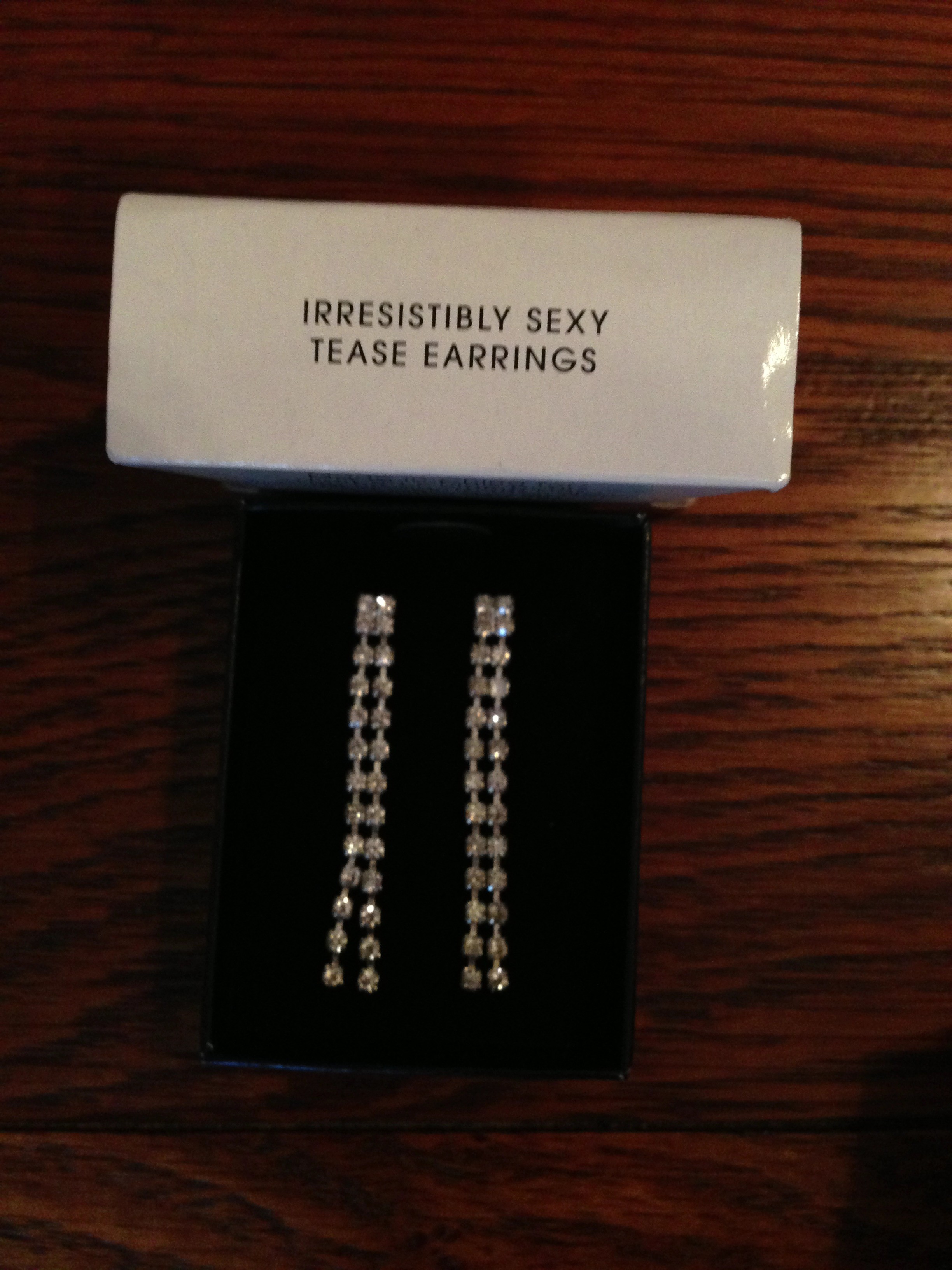 irresistibly sexy tease earrings