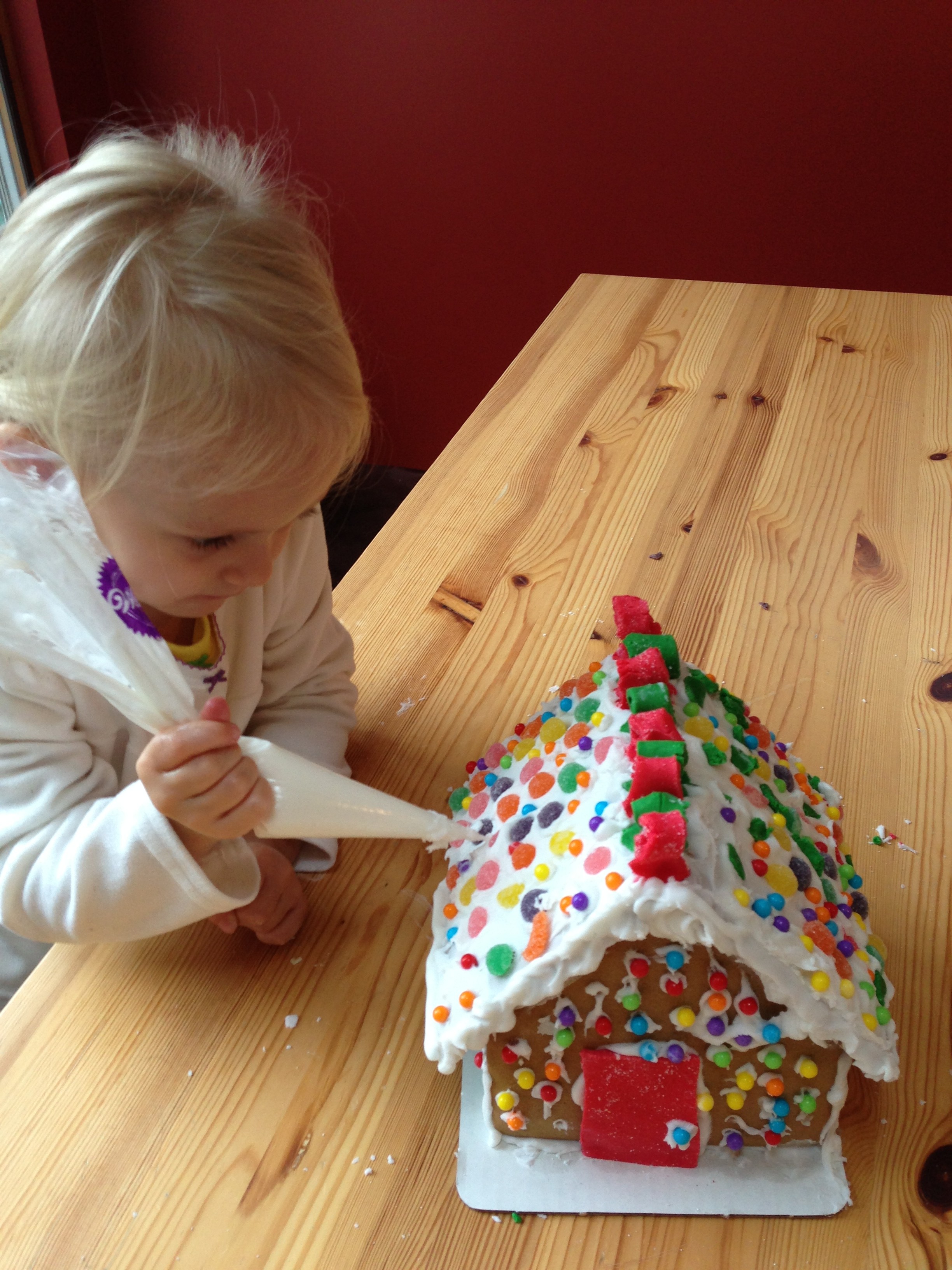 toddler gingerbread house