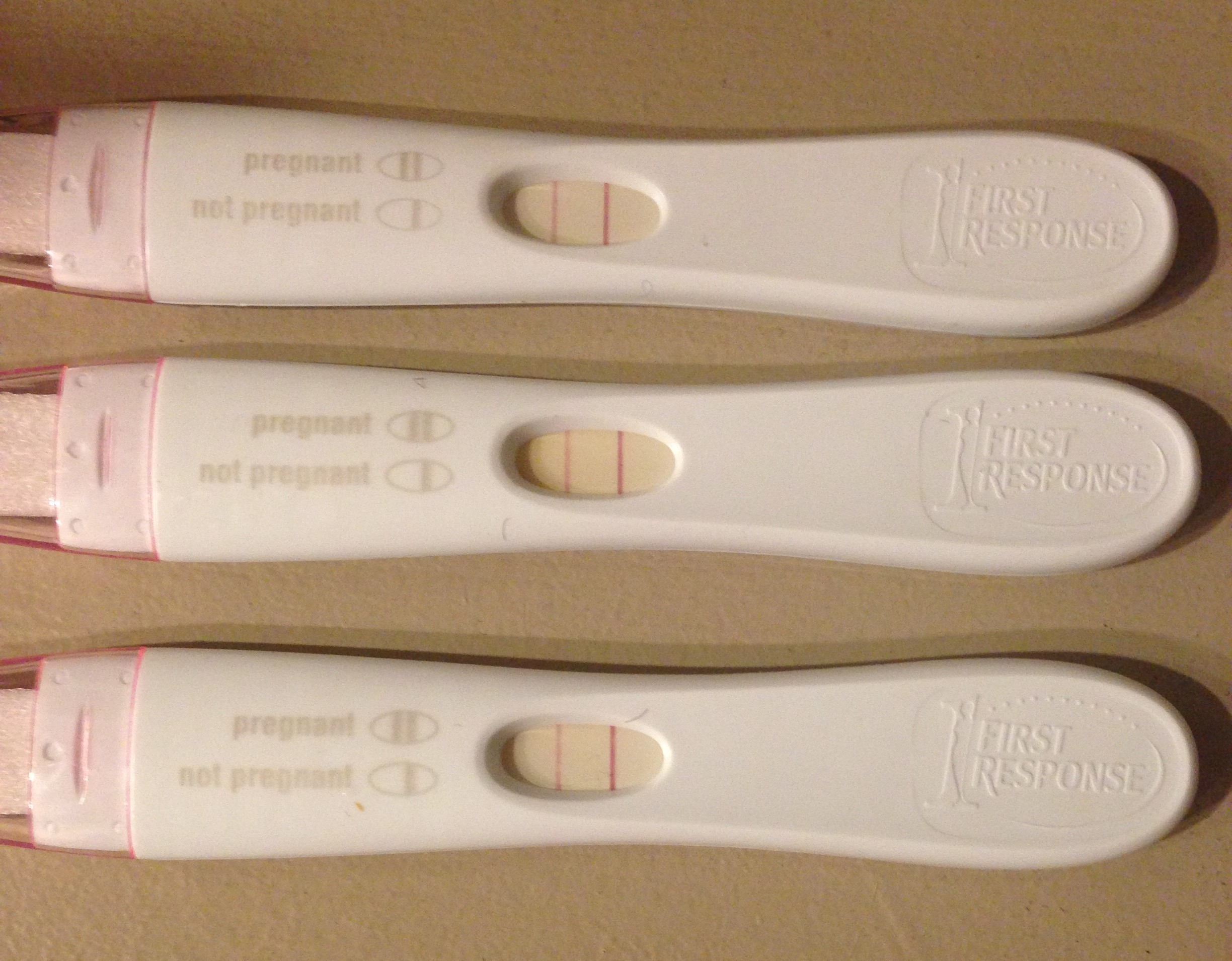 3 positive pregnancy tests in a row