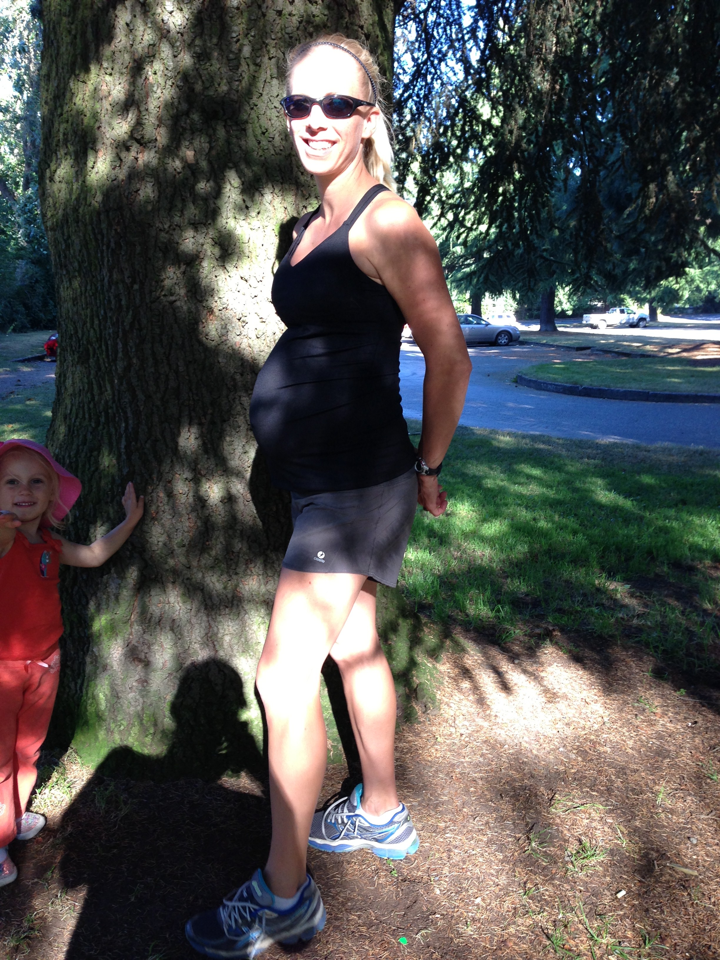 29 week pregnant runner